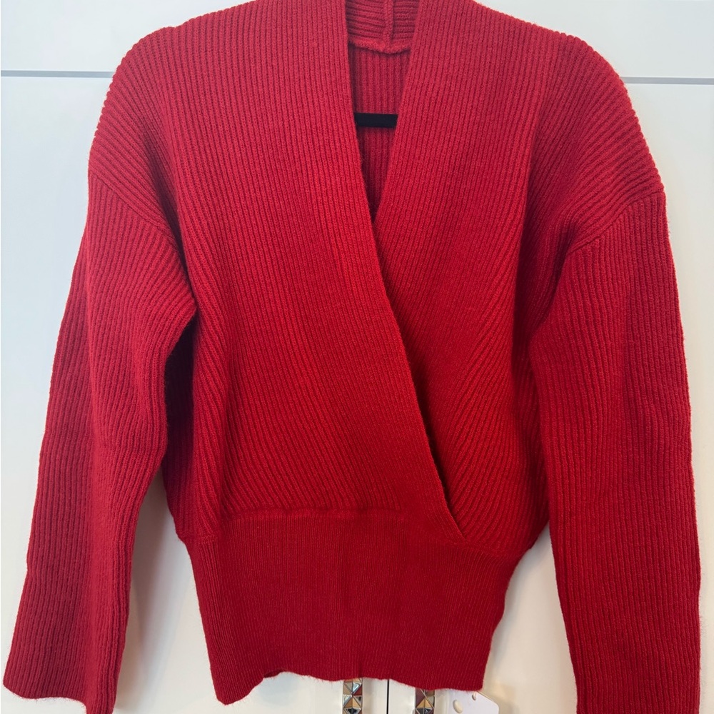 Commense NWT She's Effortless Wrap Sweater. Size XS.